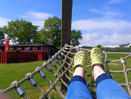 Meine Beine in der Hängematte